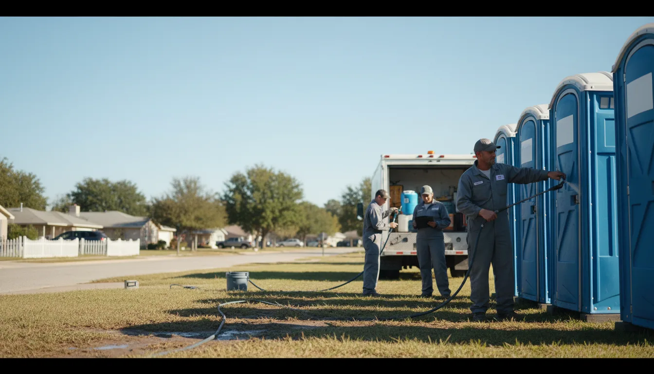Long-Term Portable Toilet Rental in Wilmer, TX near me